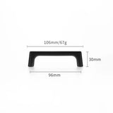WV Cupboard Handles Kitchen Cabinet Storage Brass Gold Cabinet Door Handles Drawer Knobs Pulls Kitchen Furniture Handle Hardware