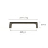 WV Cupboard Handles Kitchen Cabinet Storage Brass Gold Cabinet Door Handles Drawer Knobs Pulls Kitchen Furniture Handle Hardware