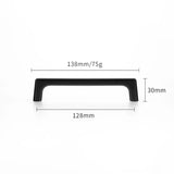 WV Cupboard Handles Kitchen Cabinet Storage Brass Gold Cabinet Door Handles Drawer Knobs Pulls Kitchen Furniture Handle Hardware