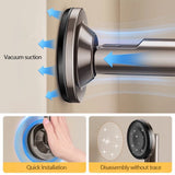 Multifunctional Telescopic Suction Cup Hanger Adjustable Length Drill-free Clothes Hanger Household Storage Artifact