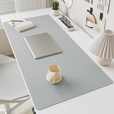 PU Leather Mouse Pads Desk Mat for Office Solid Color Gaming Waterproof Non-slip Computer Pad Keyboard Pads