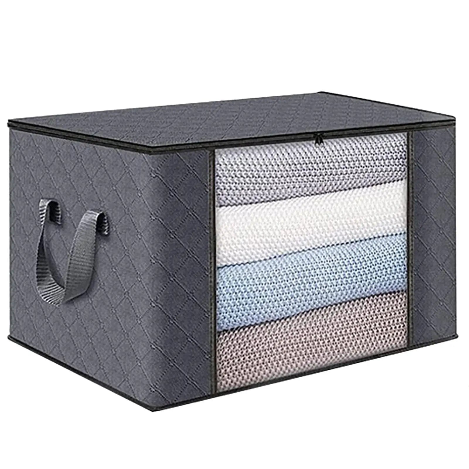 New Non-woven Underbed Quilt Storage Bag Organizer Wardrobe Clothes Dust Moisture-proof Finishing Bag Foldable Storage Box