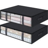New Non-woven Underbed Quilt Storage Bag Organizer Wardrobe Clothes Dust Moisture-proof Finishing Bag Foldable Storage Box