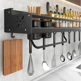 Kitchen Spice Storage Knives Holder Knife Stand Spice Rack Organizer Knives Holder Spoon and Chopsticks Rest Hanging Organizers