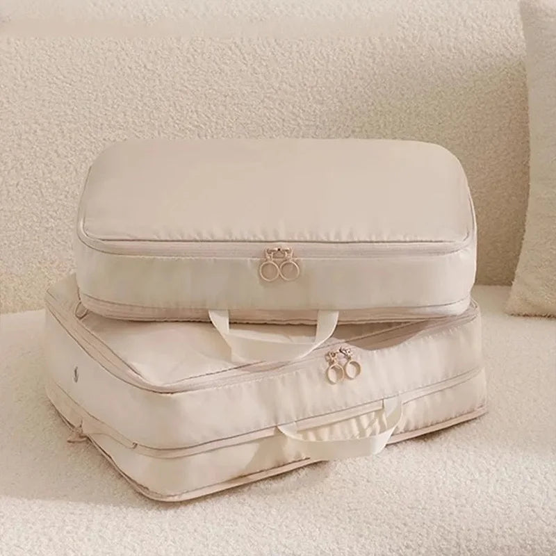 1-5PCS Large Compression Bag Quilt Clothes Closet Cabinet Organizer Storagepouch Ultra Space Saving Self Compression Organizer