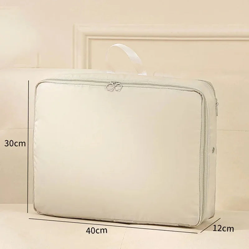 1-5PCS Large Compression Bag Quilt Clothes Closet Cabinet Organizer Storagepouch Ultra Space Saving Self Compression Organizer