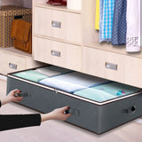 New Non-woven Underbed Quilt Storage Bag Organizer Wardrobe Clothes Dust Moisture-proof Finishing Bag Foldable Storage Box