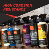 Metal Universal Detail Spray Bottle Holder | Wall-Mounted Black Iron Storage Rack with Multiple Compartments, Spray Bottles