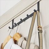 Household Convenience Storage Tools Hook Behind The Door Punch-free Wrought Iron Bag Hook Load-bearing Sundries Storage Rack