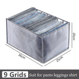 Underwear Drawer Organizer Storage Box Foldable Closet Organizers Drawer Divider Storage Boxes For Underpants Socks Bra