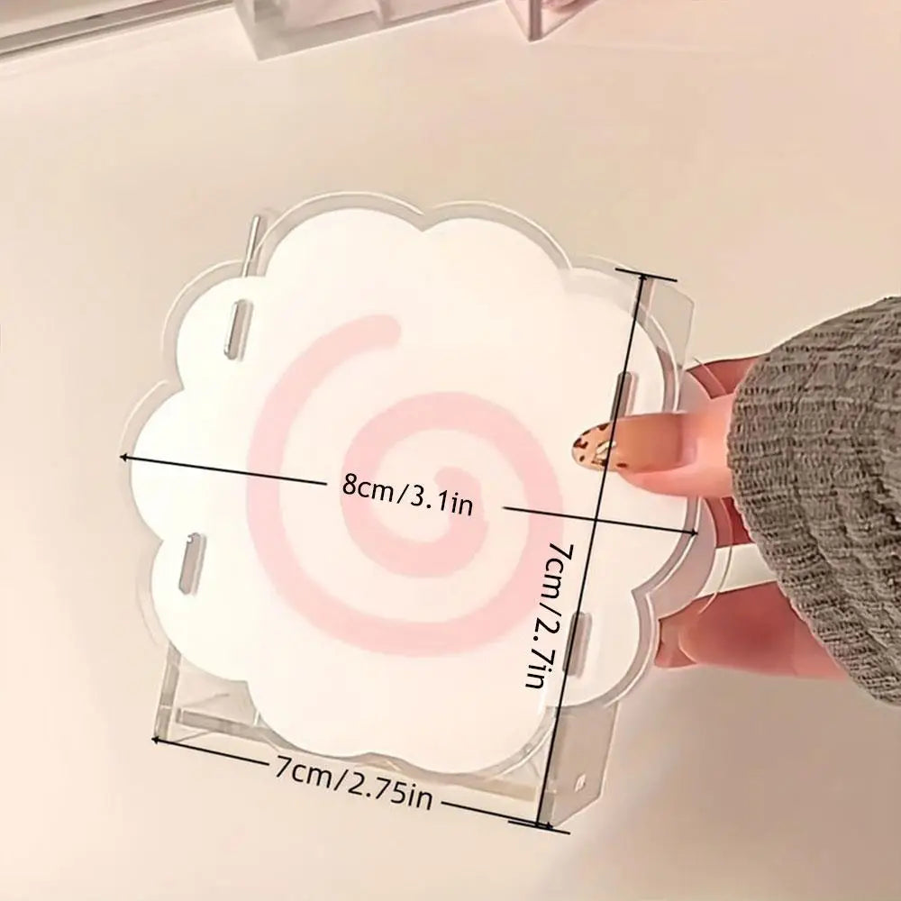 Acrylic Fish Cake Pen Holder Cute Dog Pen Holder Large-Capacity Desktop Stationery Pen Storage Box Home Office Supplies
