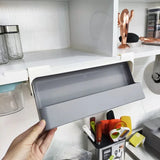 Kitchen Seasoning Bottle Storage Rack Spice Rack Self-adhesive Wall-mounted Under-Shelf Spice Organizer Kitchen Storage Rack