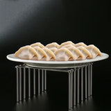 1pc Pot Lid Rack Pan Lid Organizer Retractable Foldable Stainless Steel Plate Holder Shelf Tableware Storage Kitchen Gadgets