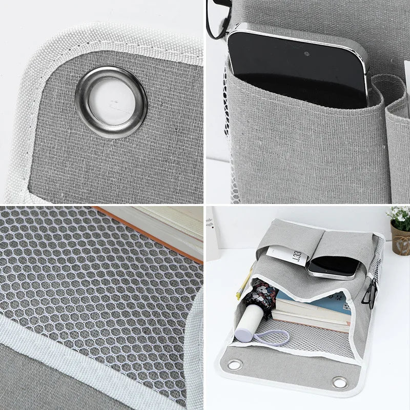 1pcs Wall-Mounted Dorm Door Back Storage Bag Large Capacity Wall Hanging Organizer Home Wall Suspension Storage Bag
