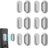 6 Pack Magnetic Remote Control Holder Wall Mount Soft Silicone Remote Control Caddy with Strong Adhesive Remote Holder