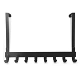 Punch-free Door Behind Wrought Iron Hook Clothes Coat Towel Rack Home Bathroom Finishing Rack Kitchen Accessories Rack