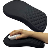 Ergonomic Wrist Support Mouse Pad - Non-Slip High-Elastic Memory Foam, Comfortable Durable Mat For PC/Laptop Home & Office
