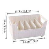 Countertop Condiment Rack Modular Kitchen Spice Organizer Box with Adjustable Dividers for Bottles/Jars 〔QTG329〕