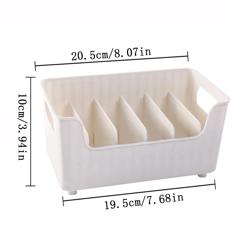 Countertop Condiment Rack Modular Kitchen Spice Organizer Box with Adjustable Dividers for Bottles/Jars 〔QTG329〕