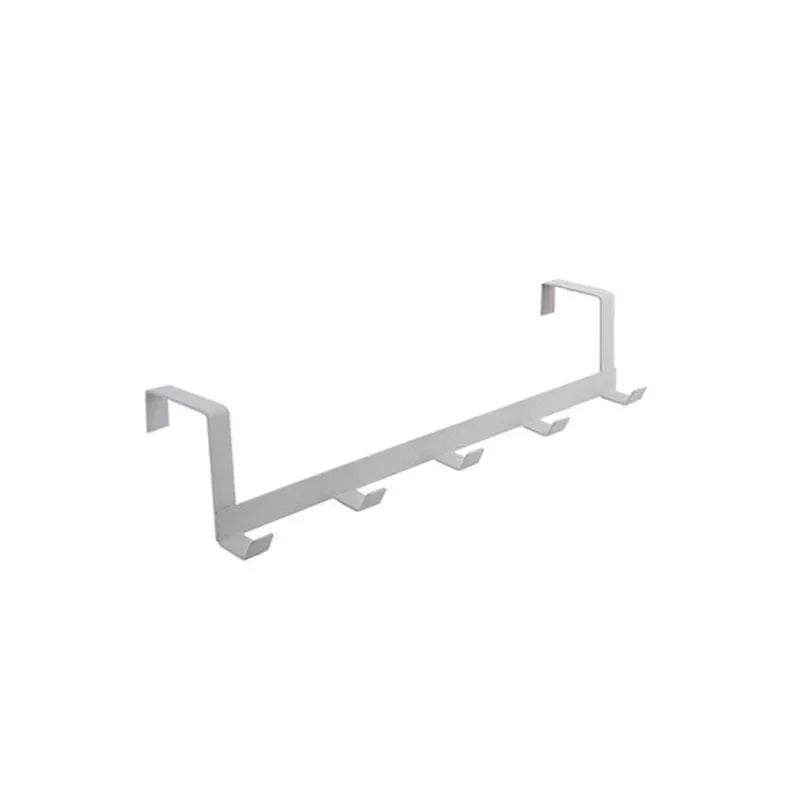 Household Convenience Storage Tools Hook Behind The Door Punch-free Wrought Iron Bag Hook Load-bearing Sundries Storage Rack