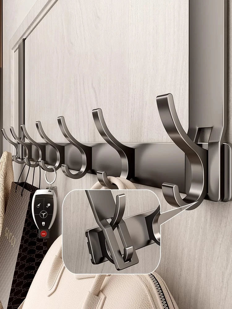 Hooks Over The Door Home Organizer Rack Clothes Coat Hat Towel Hanger Bathroom Accessories Holder Door Hang Quick Installation