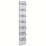 14/24/40 Grids Over The Door Shoe RackMesh Pockets Hanging Shoe Organizer For Closet Hanging Shoe Rack Holder