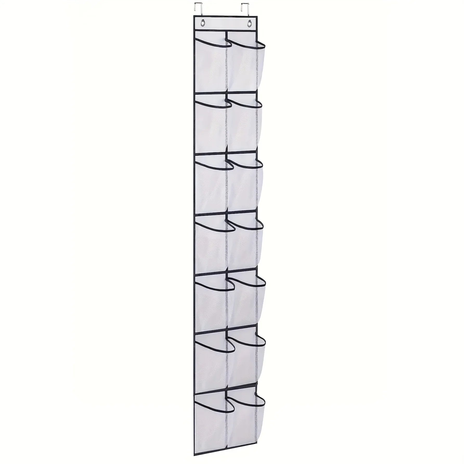 14/24/40 Grids Over The Door Shoe RackMesh Pockets Hanging Shoe Organizer For Closet Hanging Shoe Rack Holder