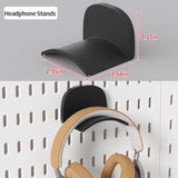 Desktop pegboard storage kit: Stand-up clip - on panels, perfect for home office and study storage.