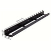 Metal Universal Detail Spray Bottle Holder | Wall-Mounted Black Iron Storage Rack with Multiple Compartments, Spray Bottles