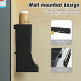 Countertop Wall-mounted Coffee Organizer Cup Condiment Storage Rack Household Bar Accessories