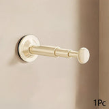 Multifunctional Telescopic Suction Cup Hanger Adjustable Length Drill-free Clothes Hanger Household Storage Artifact