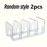 1/2-Pack Clear Acrylic Handbag Organizers - Space-Saving Closet Racks for Purses & Wallets