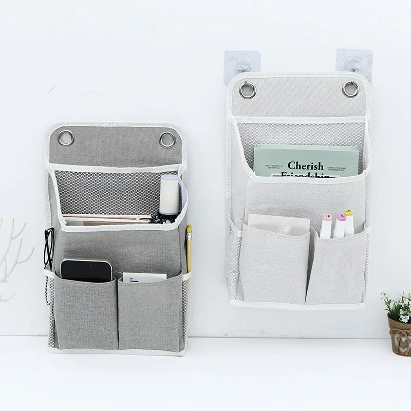 1pcs Wall-Mounted Dorm Door Back Storage Bag Large Capacity Wall Hanging Organizer Home Wall Suspension Storage Bag
