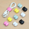 5/10/15/20pcs Multi-Functional Soft Plastic Anti-Tangle Cable Organizer Clips Suitable for Charging Cords and Earphone Wires