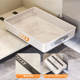 Pull Out Storage Tray Kitchen Sliding Cabinet Shelf with Slide Rails Drawer Spice Rack Bowl Dish Shelf Pantry Kitchen Organizer