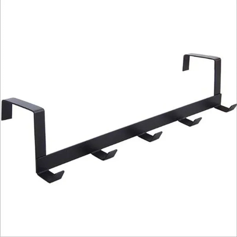 Household Convenience Storage Tools Hook Behind The Door Punch-free Wrought Iron Bag Hook Load-bearing Sundries Storage Rack