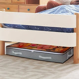 1pc/2pcs/3pcs Dustproof Under Bed Storage Box with Reinforced Handles for Comforter BlanketPillow and Toys Bedroom Accessories