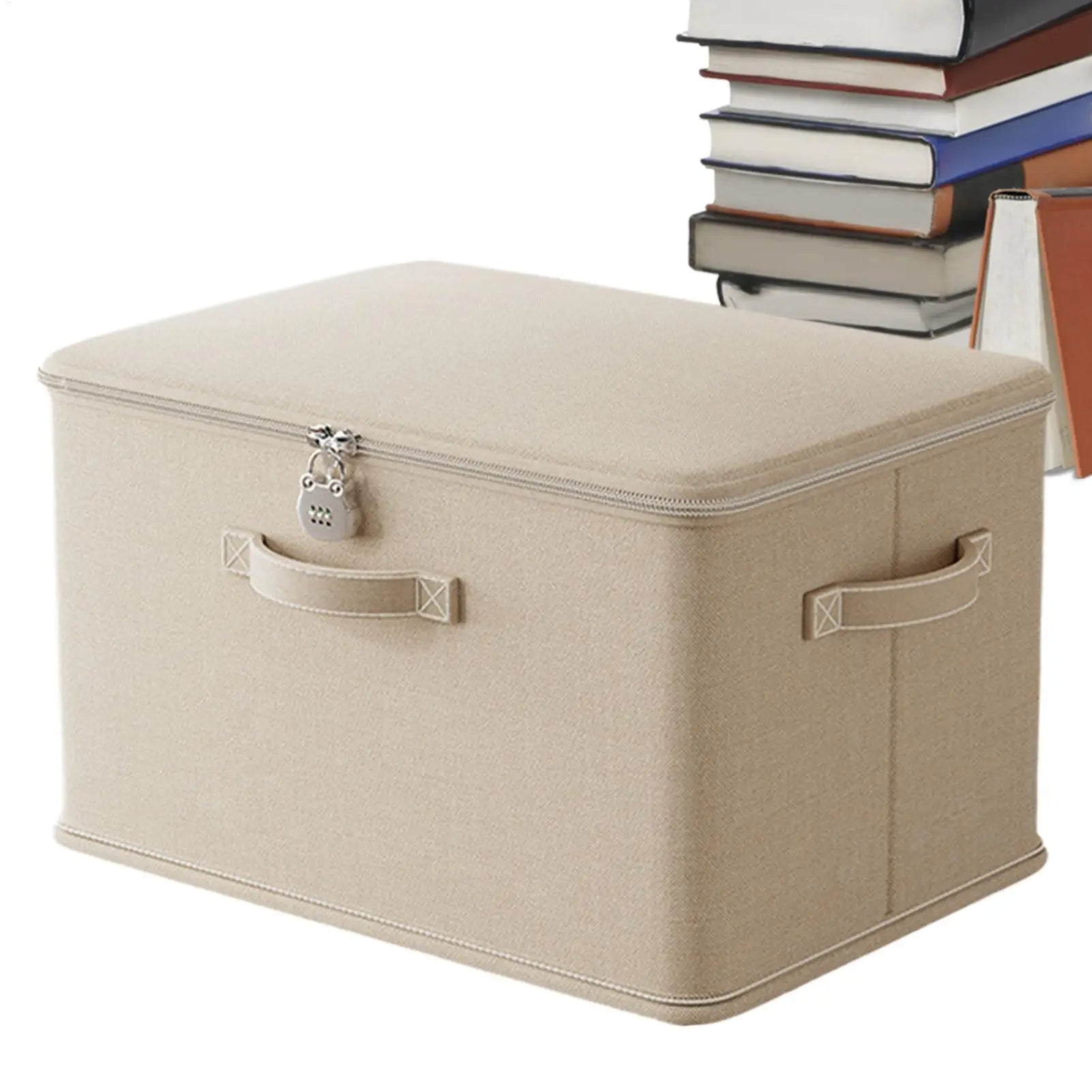 Lockable Storage Box Jeans Clothes Organizer Pants Sweater Storage Cabinets Drawers Organizer Washable Shelf Baskets for Blanket