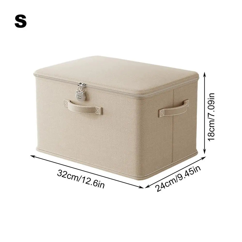 Lockable Storage Box Jeans Clothes Organizer Pants Sweater Storage Cabinets Drawers Organizer Washable Shelf Baskets for Blanket