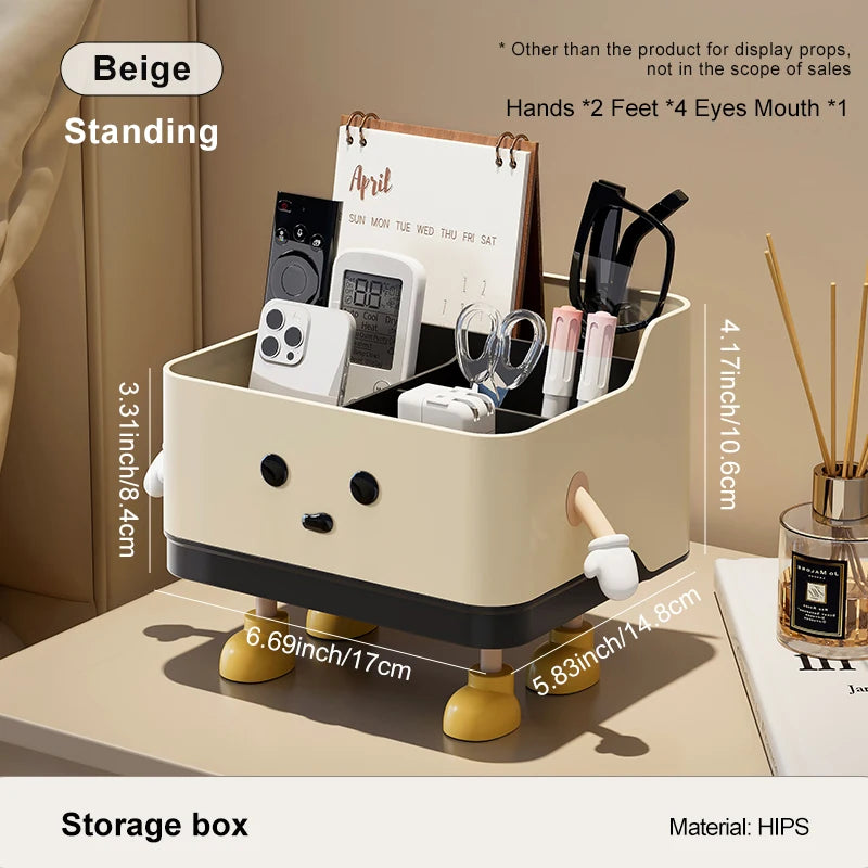 UFORU Multi Grid Desktop Storage Organizer, Compartment Sorting Box for Stationery, Office Dorm Desktop Finishing Tool