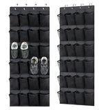 14/24/40 Grids Over The Door Shoe RackMesh Pockets Hanging Shoe Organizer For Closet Hanging Shoe Rack Holder