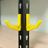 2pcs Universal Storage Hooks 10.3mm Hole Ideal for Shelf Organization and Space Saving