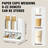 Countertop Wall-mounted Coffee Organizer Cup Condiment Storage Rack Household Bar Accessories