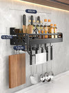 Kitchen Spice Storage Knives Holder Knife Stand Spice Rack Organizer Knives Holder Spoon and Chopsticks Rest Hanging Organizers