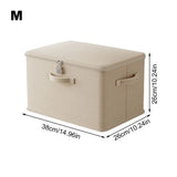 Lockable Storage Box Jeans Clothes Organizer Pants Sweater Storage Cabinets Drawers Organizer Washable Shelf Baskets for Blanket