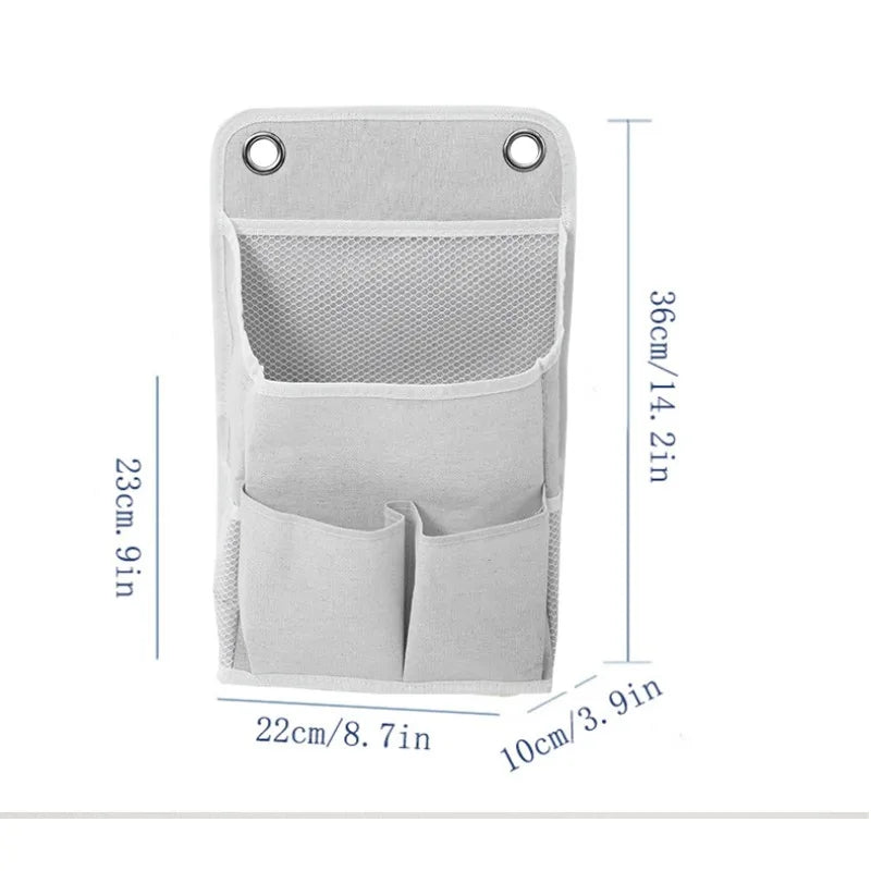 1pcs Wall-Mounted Dorm Door Back Storage Bag Large Capacity Wall Hanging Organizer Home Wall Suspension Storage Bag