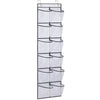12 Pockets Over the Door Shoe Organizer Large Mesh Pockets With 2 Hooks Transparent Fabric Shoe Rack Storage Bag For Bedroom