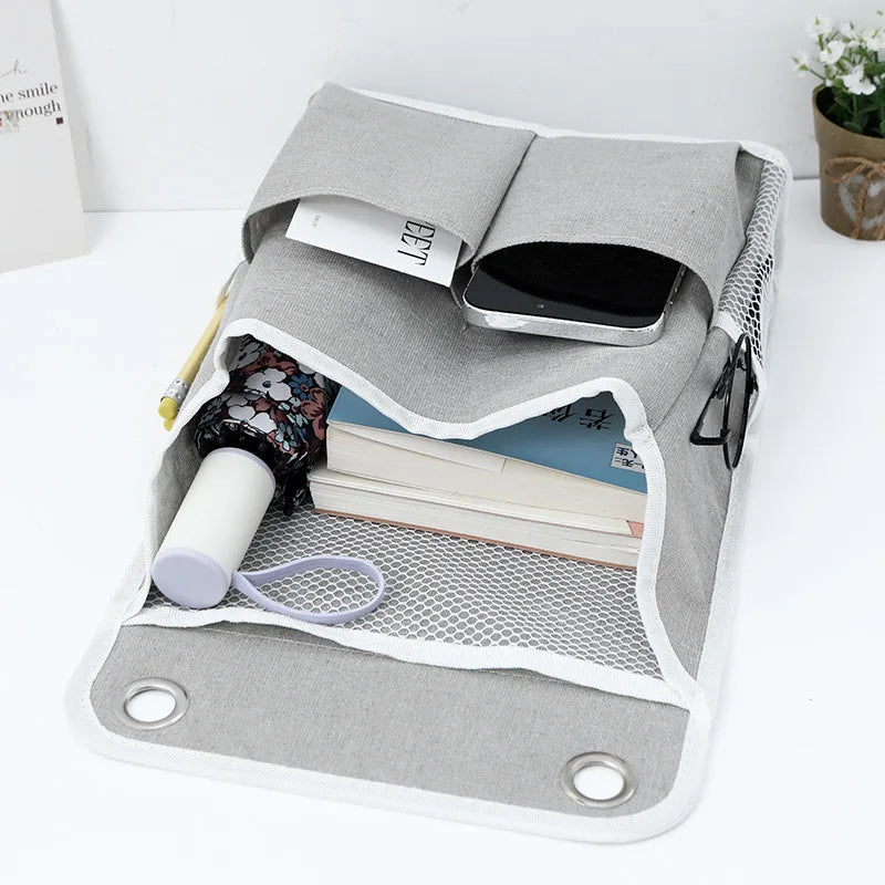 1pcs Wall-Mounted Dorm Door Back Storage Bag Large Capacity Wall Hanging Organizer Home Wall Suspension Storage Bag