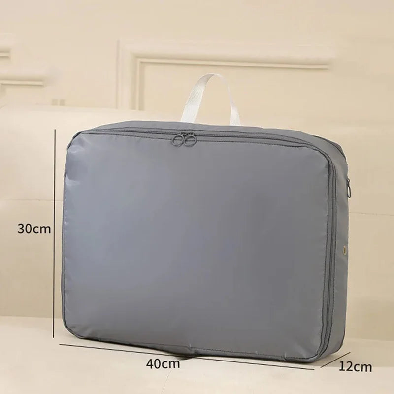 1-5PCS Large Compression Bag Quilt Clothes Closet Cabinet Organizer Storagepouch Ultra Space Saving Self Compression Organizer