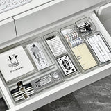 C Stackable Acrylic Drawer Organizer Adjustable Divider Trays For Cosmetics Modular Makeup Storage Box